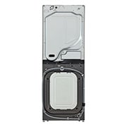 LG Single Unit Front Load 25/20kg LG WashTower™ with Centre Control™, Black Steel color, Back View , WT2520BRK, thumbnail 15